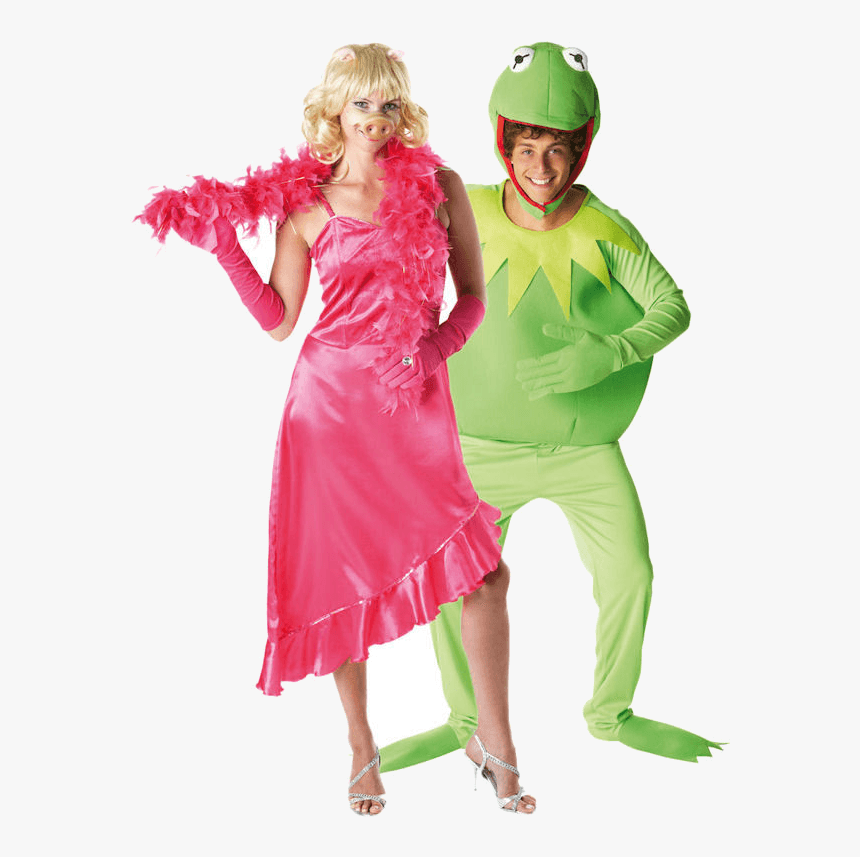 Kermit & Miss Piggy Combination - Disney Dress Up Adults, HD Png Download