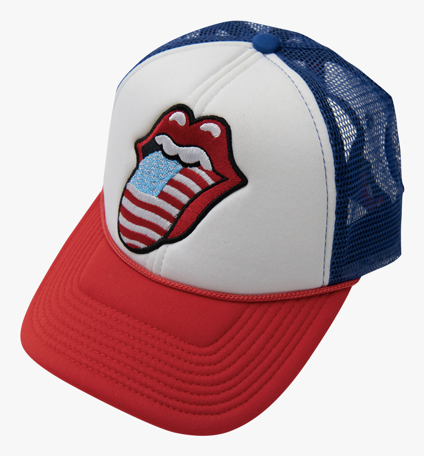 Transparent Rolling Stones Tongue Png - Rolling Stones Trucker Hat, Png Download