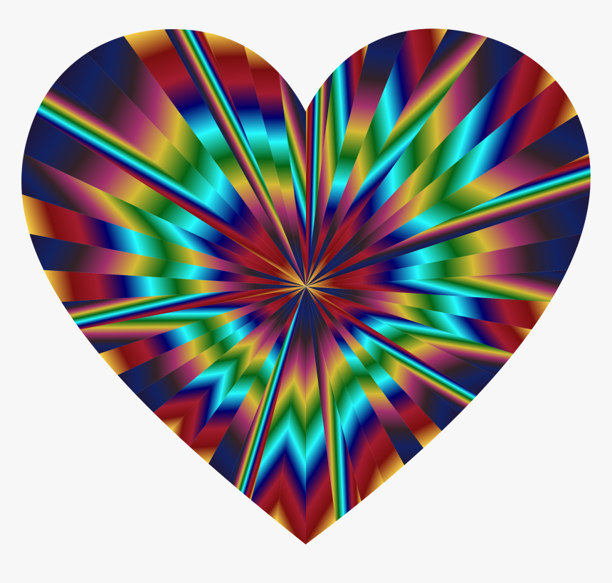 Starburst Heart 7 Clip Arts - Fractal Art, HD Png Download