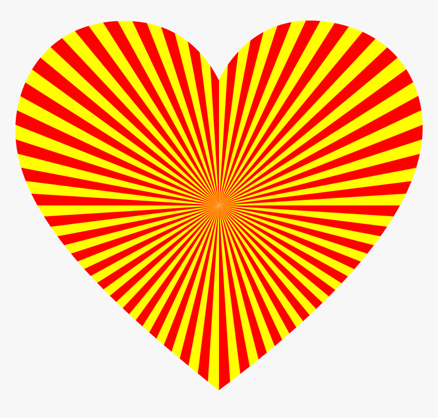 Starburst Heart 21 Clip Arts - Stereogram 3d Black And White, HD Png Download