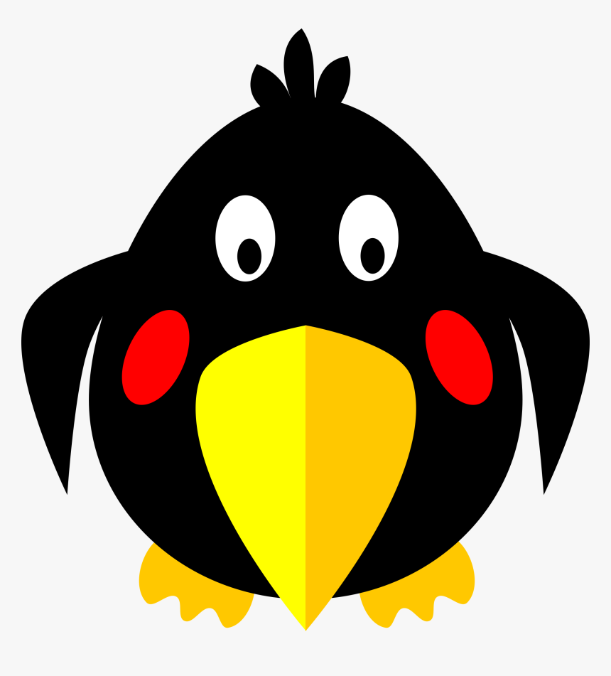 Black Bird Clipart, HD Png Download