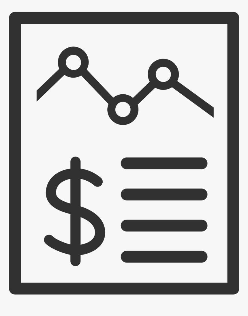 Data Analysis Icon Clipart , Png Download - Financial Report Icon, Transparent Png