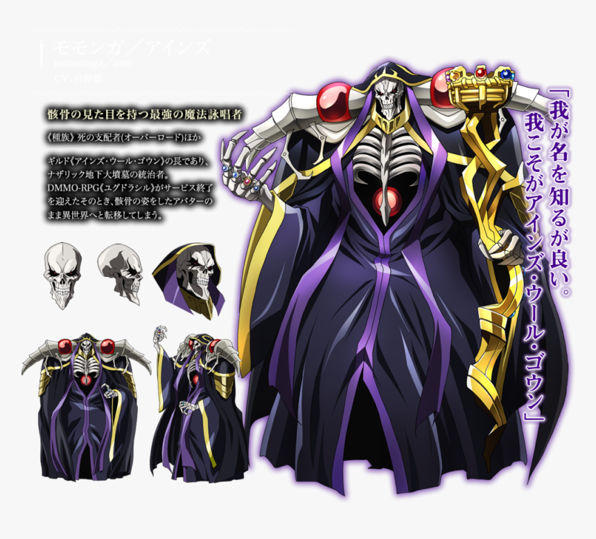 Overlord Nome Dos Personagens, HD Png Download
