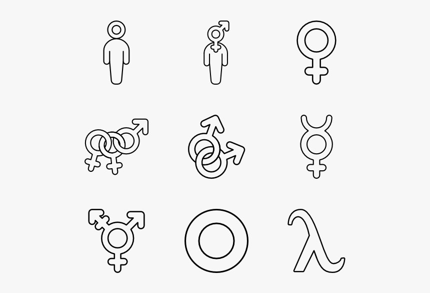 Lgbti - Line Art, HD Png Download