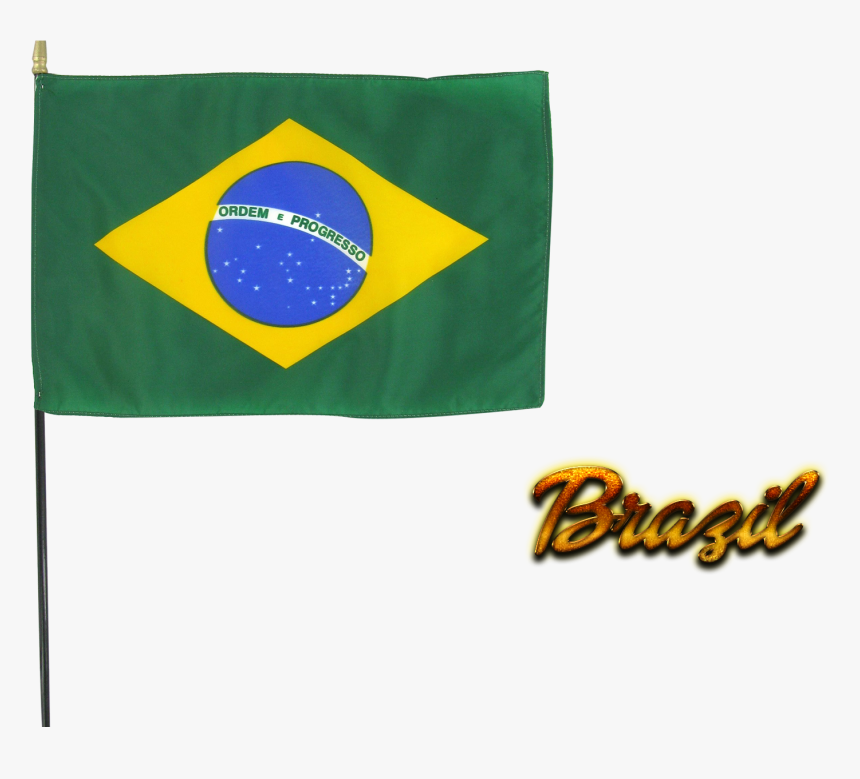 Brazil Flag Png Free Background - Brazil Flag, Transparent Png