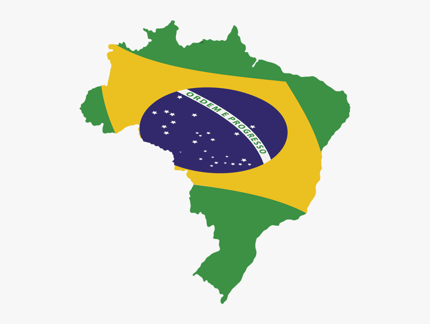 Brazil Election Results By State Clipart , Png Download - Brazil Silhouette, Transparent Png