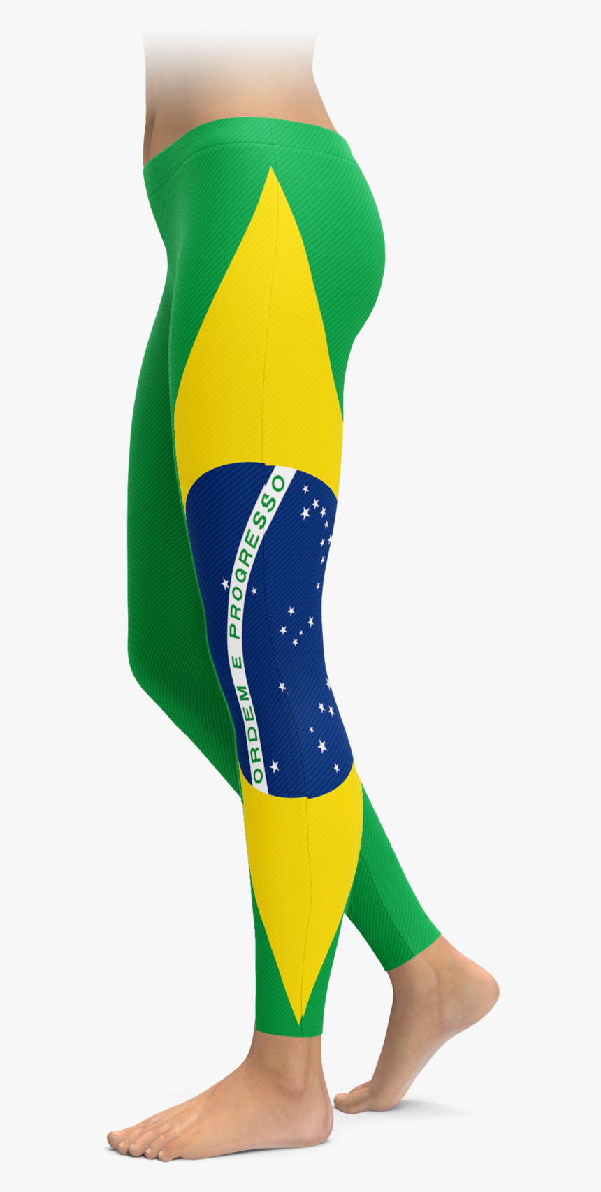 Brazilian Flag Leggings - Tentacle Leggings, HD Png Download