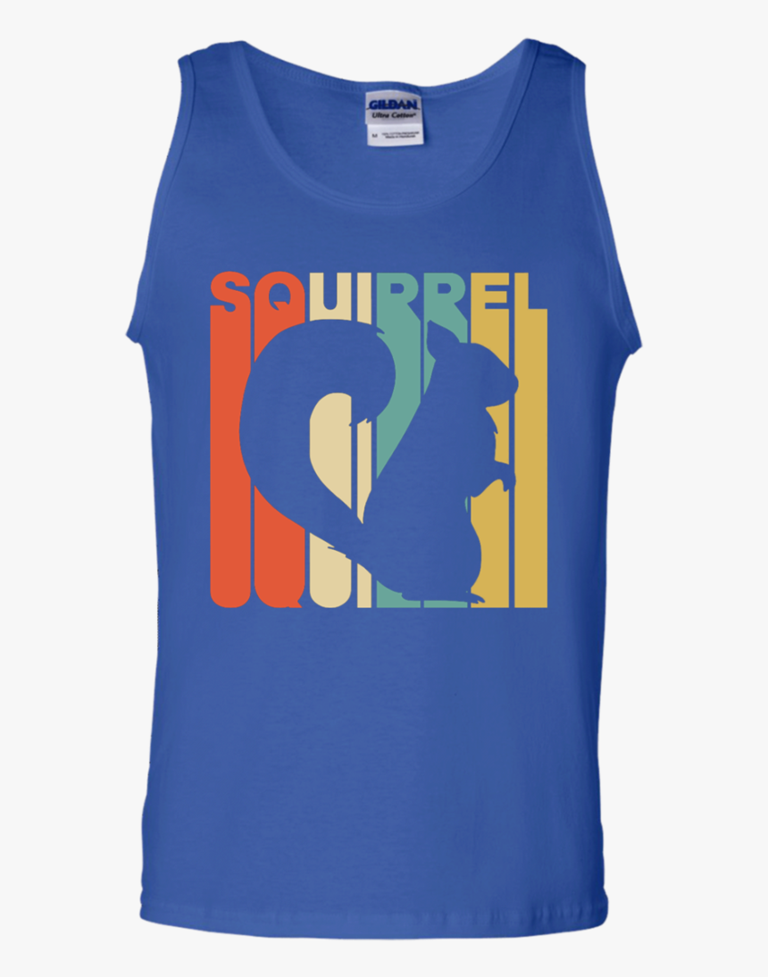 Vintage Style Squirrel Silhouette Men/women Tank Top - T-shirt, HD Png Download