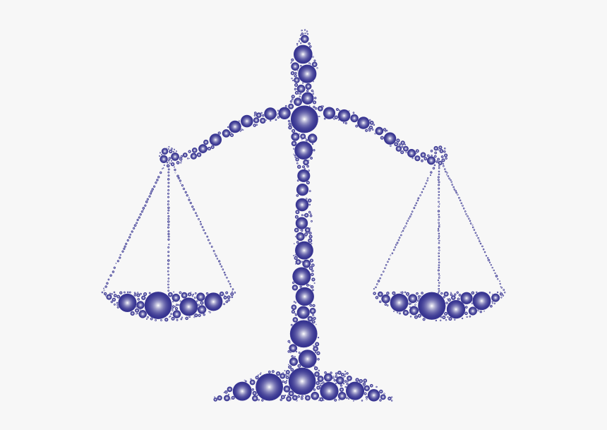 Prismatic Justice Scales Circles - Symbol Of Court, HD Png Download
