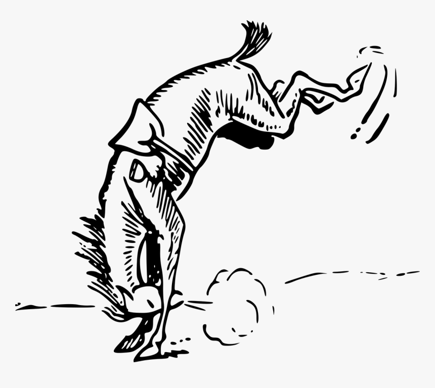 Clipart Horse Falling Down, HD Png Download