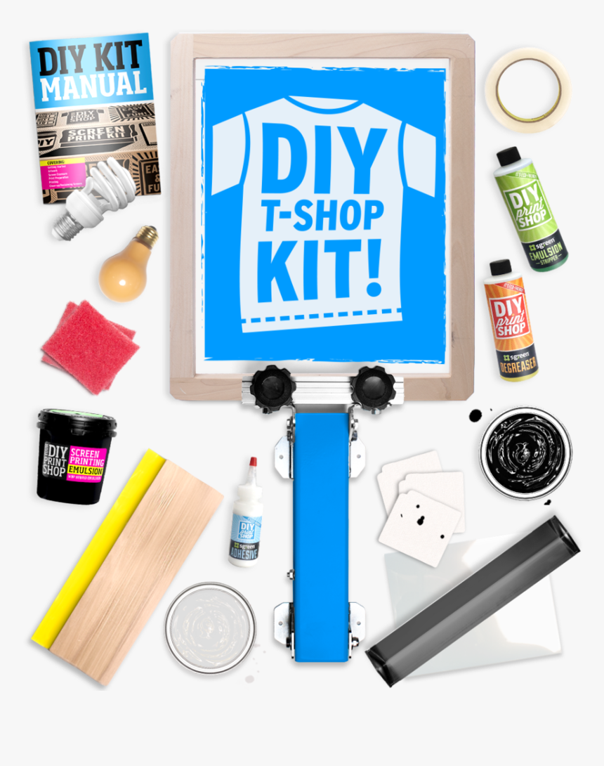 Shop Screen Printing Kit - Diy Screen Printing Kit, HD Png Download