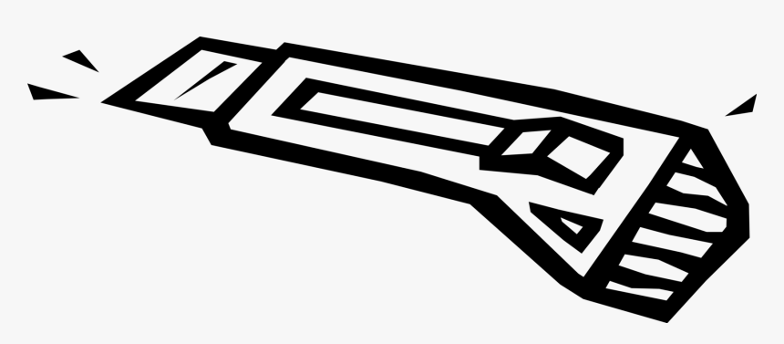 Vector Illustration Of Retractable Blade Workplace, HD Png Download
