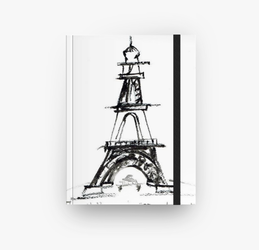 Caderno Torre Eiffel Paris De Pollyanna Araujona - Eiffel Tower Poster Png, Transparent Png