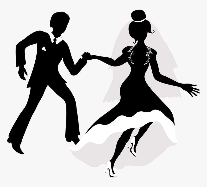 Ballet Dance, Silhouettes, Cnc, Stenciling, Envelopes, - Clipart Couple Running, HD Png Download