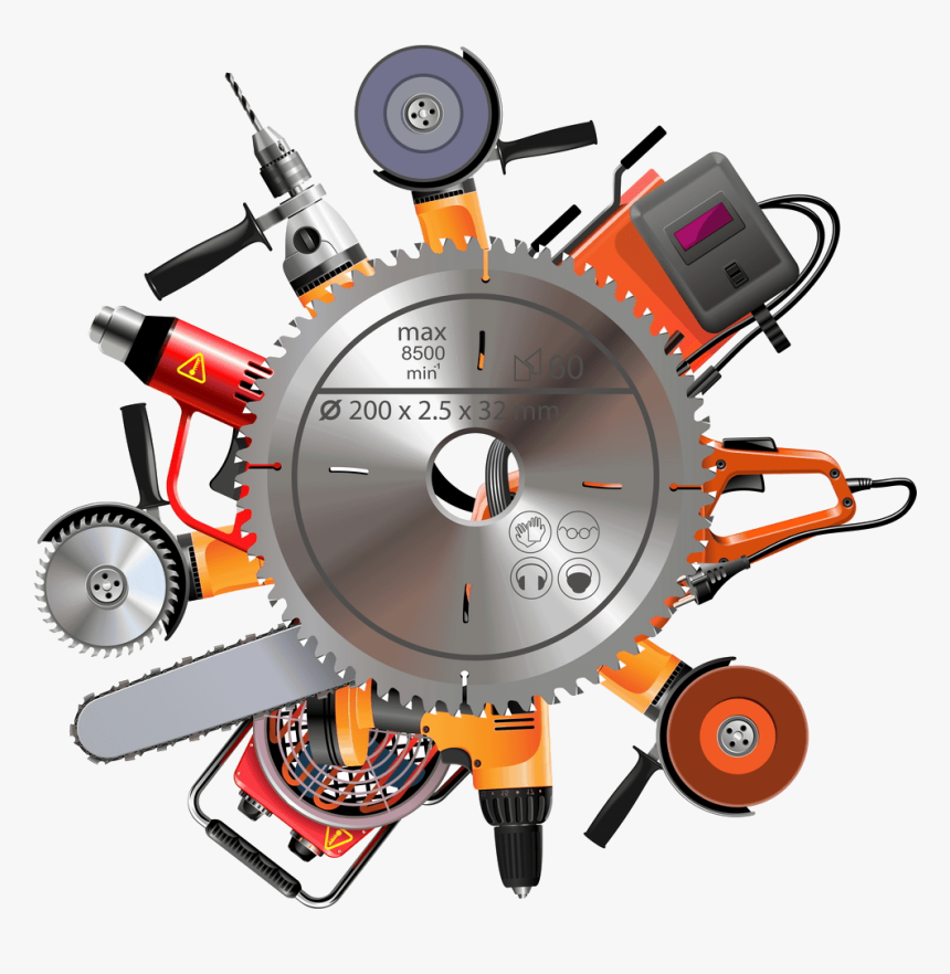 Power Tools Images Clip Art, HD Png Download