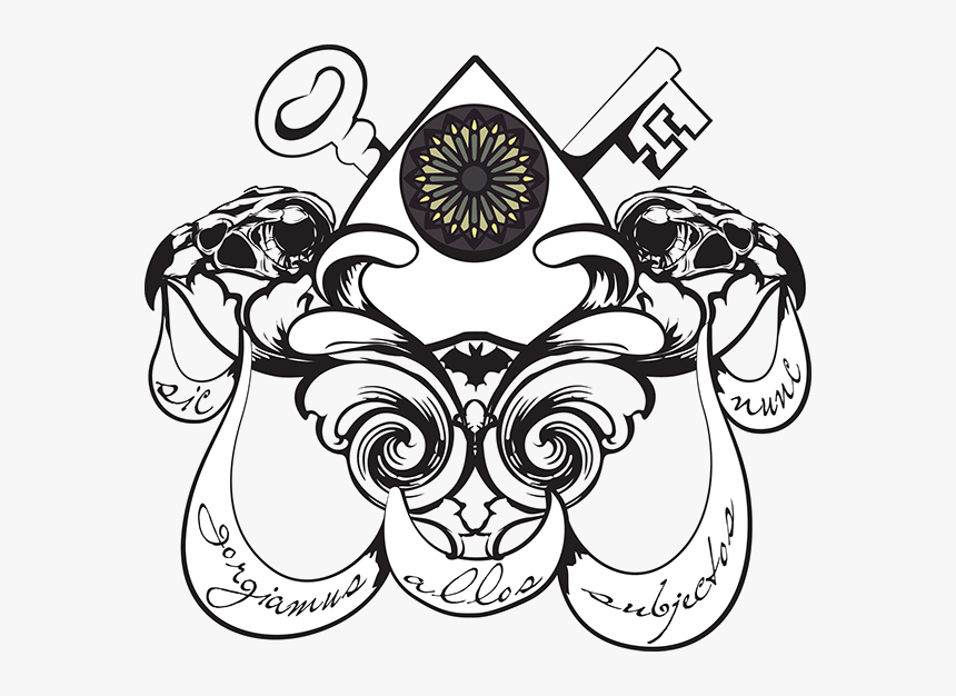 Addams Family Crest Motto, HD Png Download