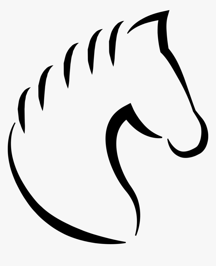 Swashes Vector Dog Tail - Contorno De Cabeça Cavalo, HD Png Download