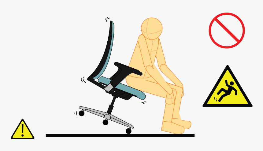 Please Don T Sit At The Exterior Region Of The Seat - Please Don T Seat On This Chair, HD Png Download