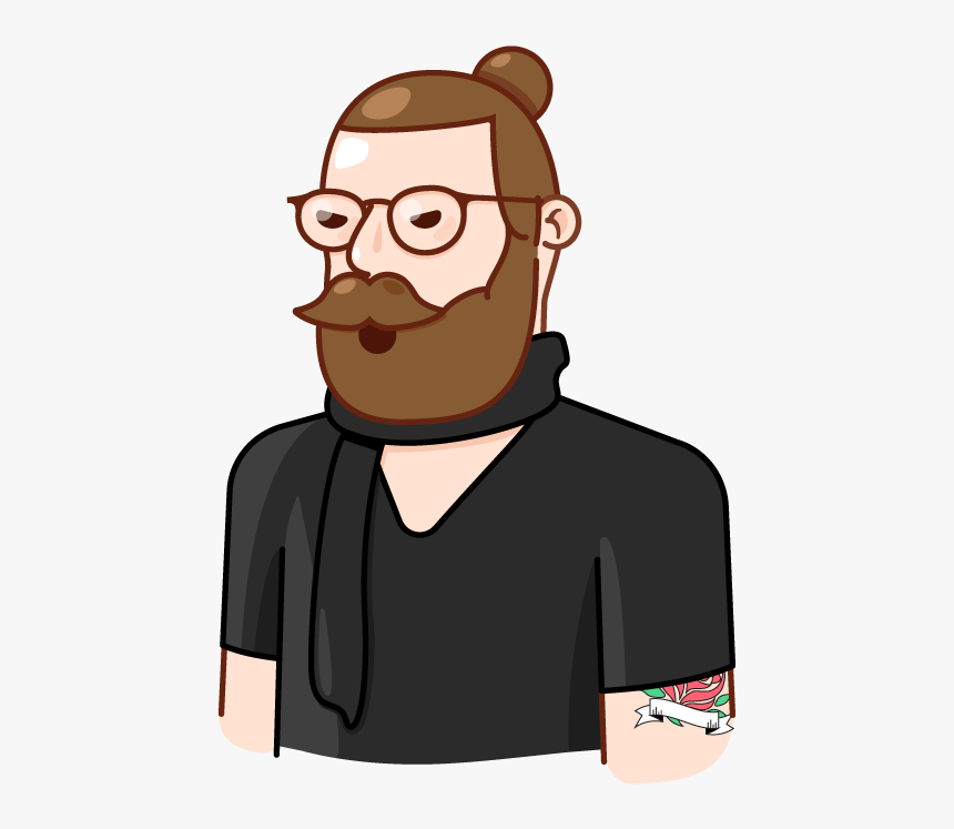 Trendy Hipster Messages Sticker-6 - Cartoon, HD Png Download