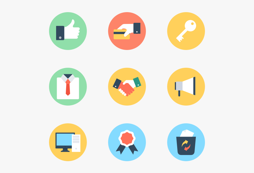 Business, Office And Internet - Circle, HD Png Download