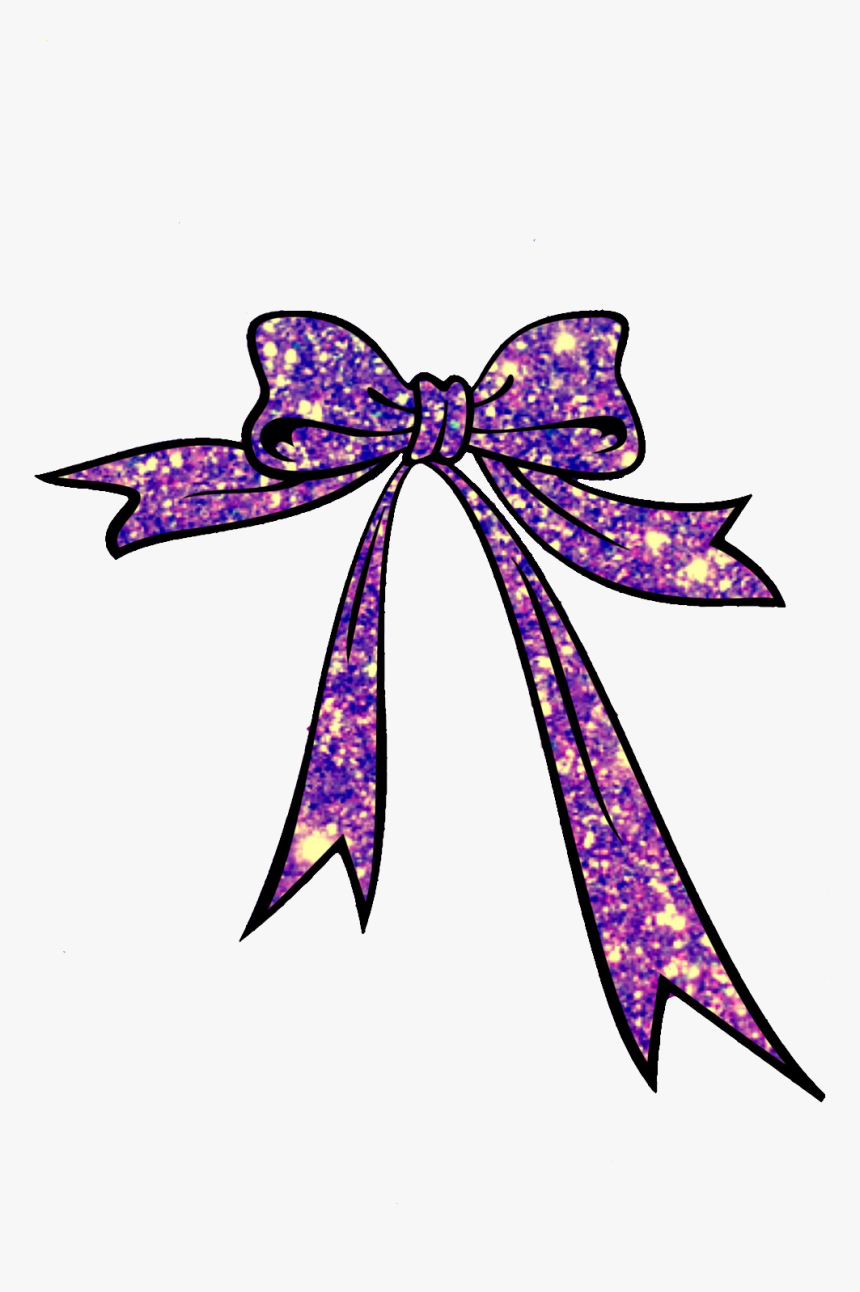 #ftestickers #bows #glitter #sparkle #galaxy #pink, HD Png Download