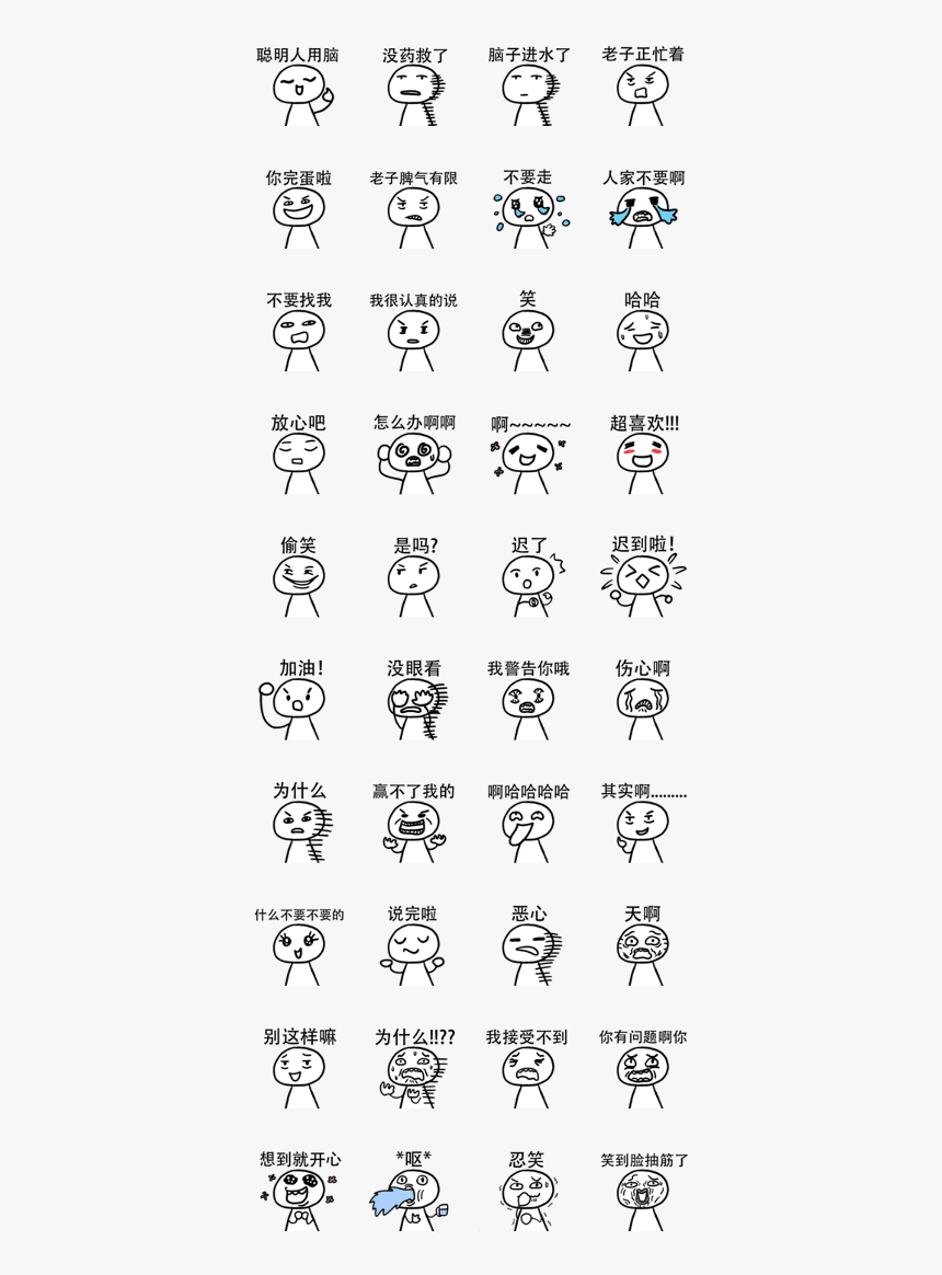 Ah White Weird Face Emoji, HD Png Download