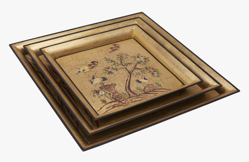Gunsmoke Toleware Trays - Plywood, HD Png Download