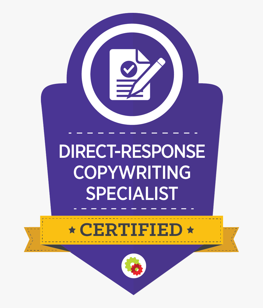 Copywriting-badge - Certified Direct Response Copywriting Specialist, HD Png Download