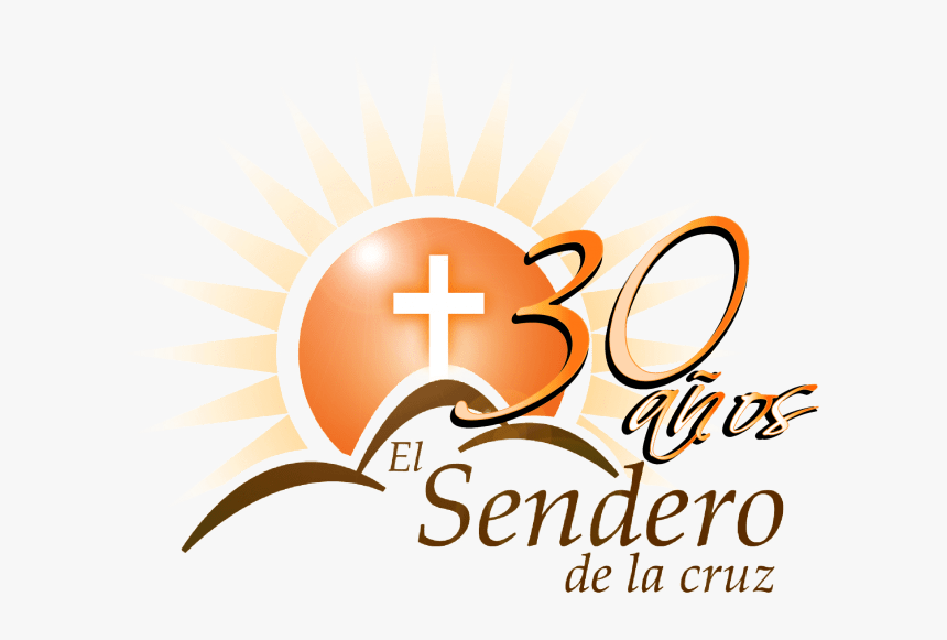 Sendero Logo 30 Años Letras Oscuras Ok - Sendero De La Cruz, HD Png Download