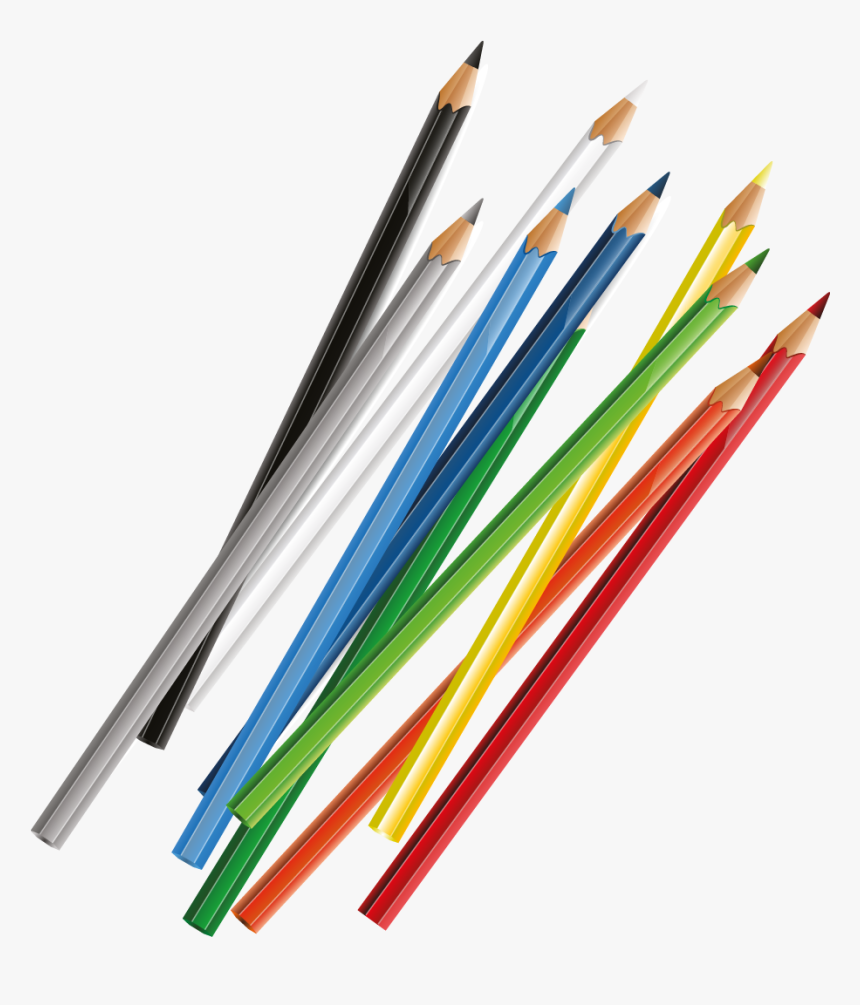 Colored Pencil Clip Art - Transparent Pencils Clipart, HD Png Download ...