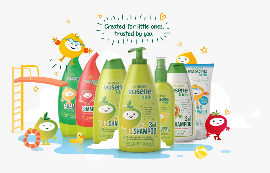 Vosene Kids Shampoo - Cosmetics, HD Png Download