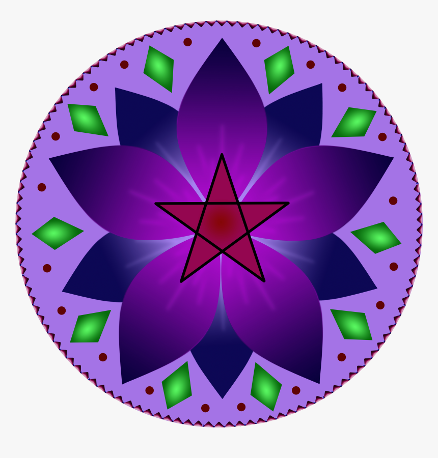 Mandalaflower2 - Circle, HD Png Download