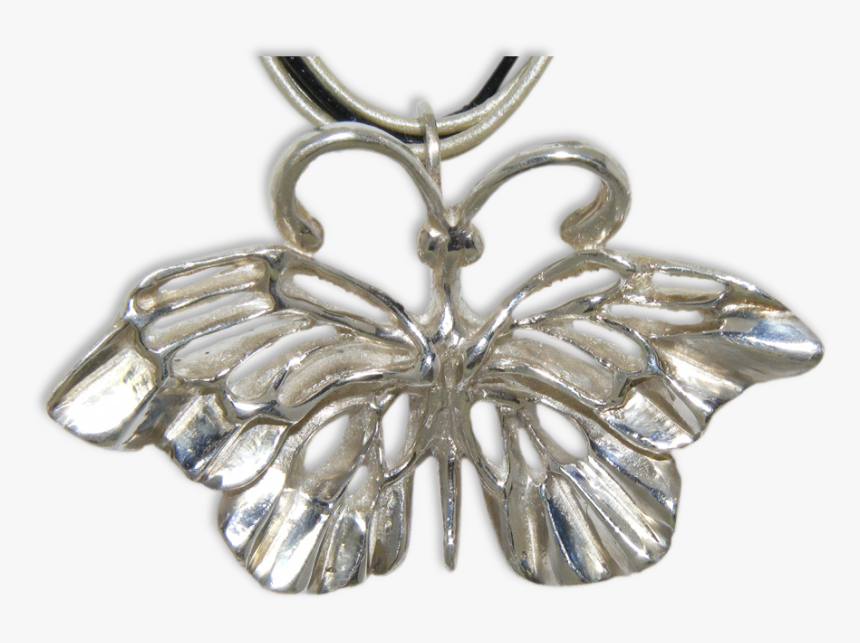 Colgante Artesanal En Plata De Una Mariposa En Primavera - Butterfly, HD Png Download