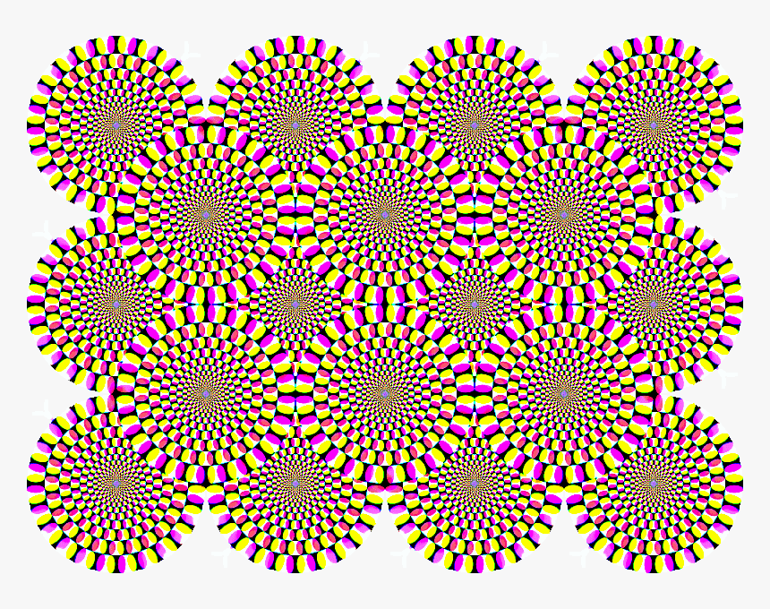 Rotating Circles Illusion, HD Png Download