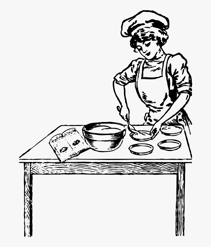 Clip Art Tags - Baking Black And White Clipart, HD Png Download