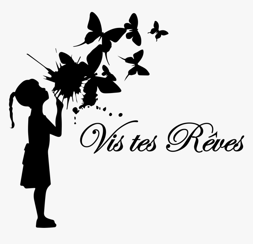 Little Girls Blowing Butterflies, HD Png Download