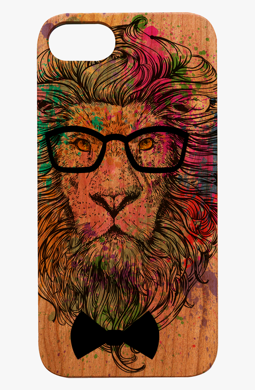 Cherry Wood - Lion Face Drawings Realistic, HD Png Download