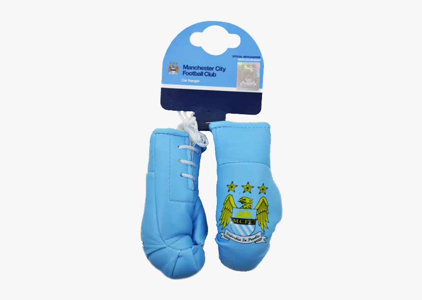 Manchester City Mini Boxing Gloves 
 Title Manchester - Football Gear, HD Png Download