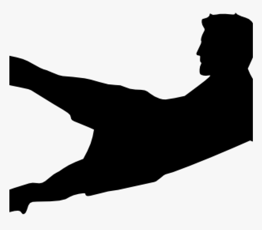 Transparent Soccer Silhouette Png - Silhouette Of Soccer Player Free, Png Download