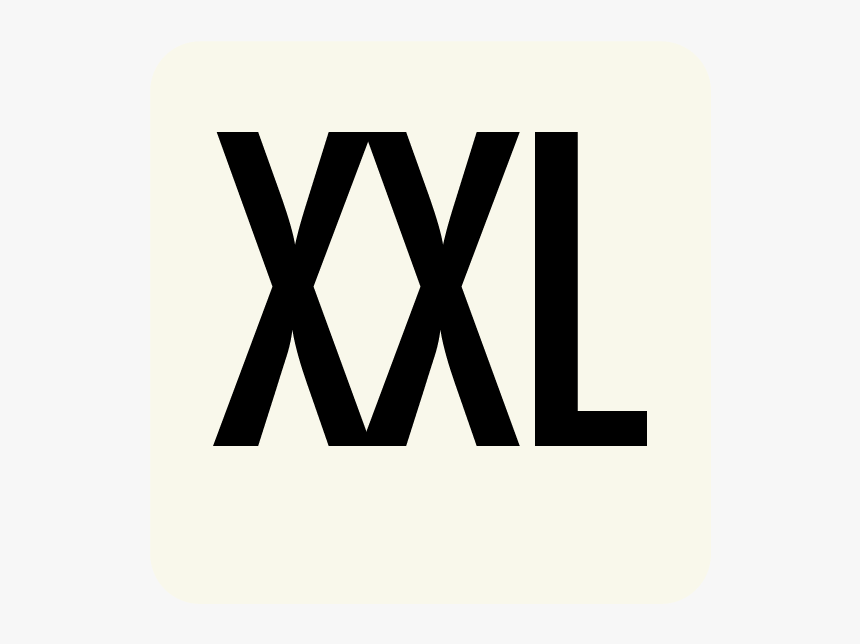 Size Buttons Xxl, HD Png Download
