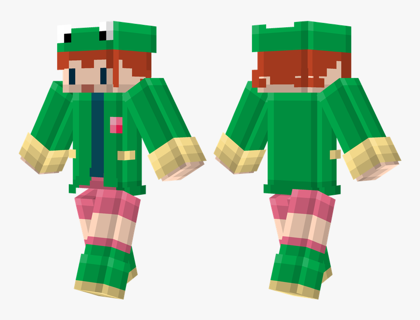 Minecraft Skins Girl Hair, HD Png Download