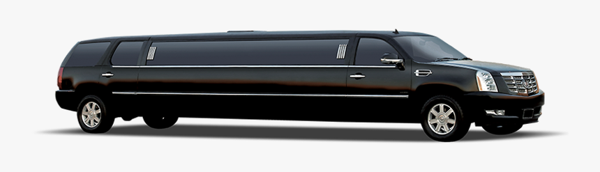 Escalade Suv Stretch Limo - Black Limousine Car Png, Transparent Png