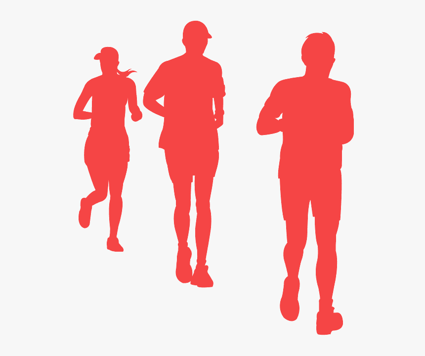 Silhouette Runner, HD Png Download