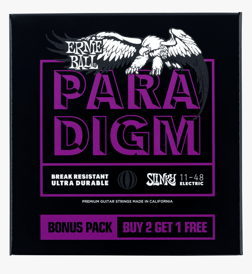 Power Slinky Paradigm Electric Guitar Strings - Graphic Design, HD Png Download