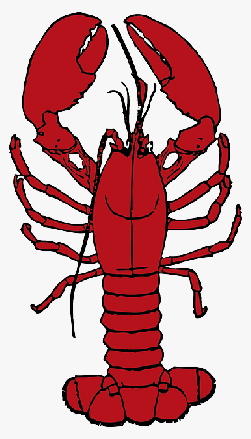 Cartoon, Ocean, Lobster, Crab, Sea, Crustaceans, Hermit, HD Png Download
