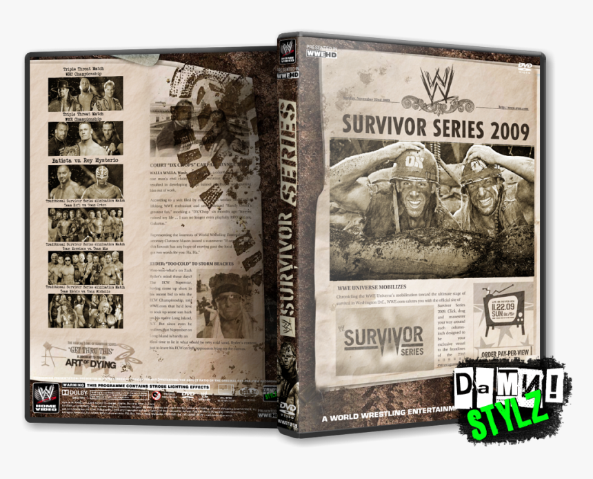 Hell In A Cell Png -survivor Series Dvd Cover Photo - Wwe Survivor Series 2009, Transparent Png