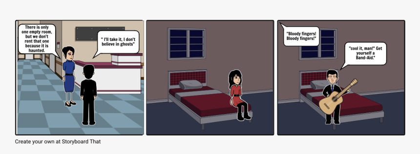 Ghost Of The Bloody Finger Cartoon, HD Png Download