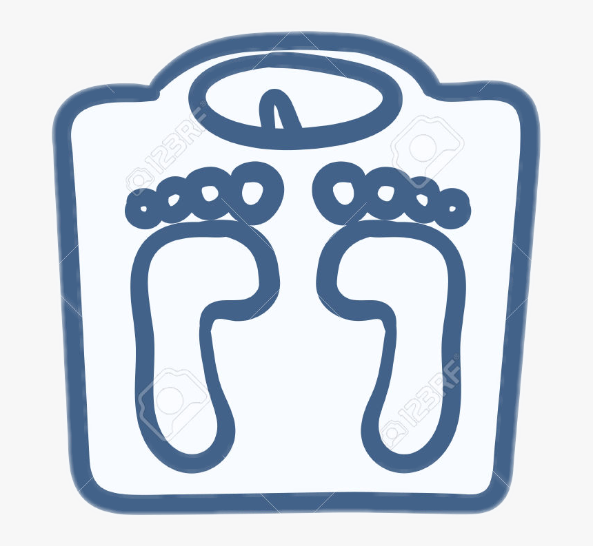#bascula #peso #balanza #baby#freetoedit - Weight Scale Sketch, HD Png Download