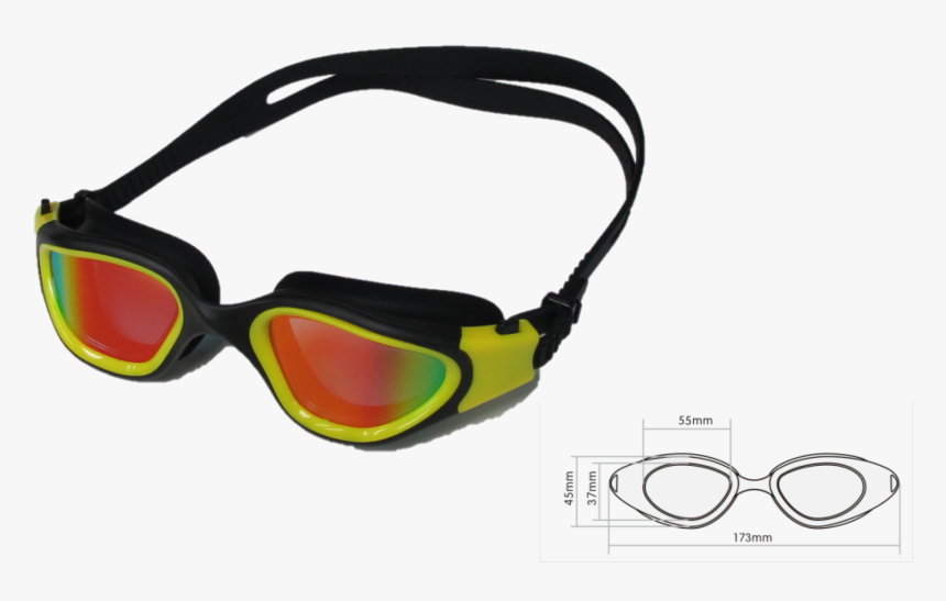 Transparent Swim Goggles Png - 3d Glass, Png Download
