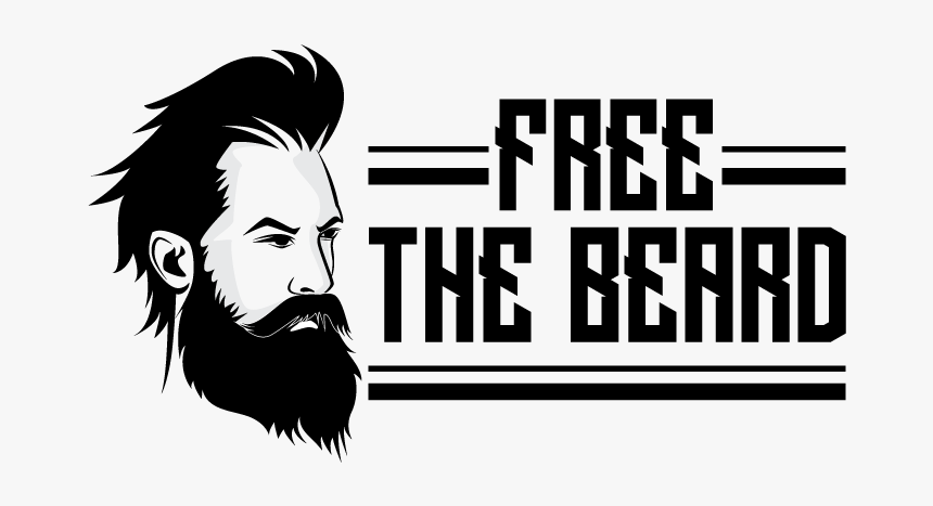 Free The Beard T-shirt Co - Graphic Design, HD Png Download